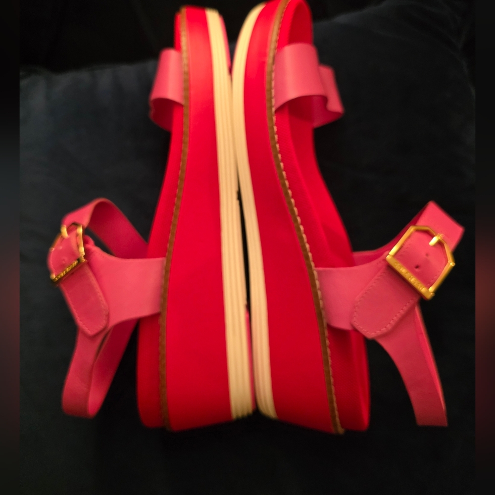 Cole Haan Women's Original Grand Merit Wedge Sandals Size 10B NEW - Picture 4 of 9
